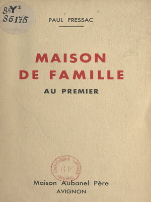 cover image of Maison de famille